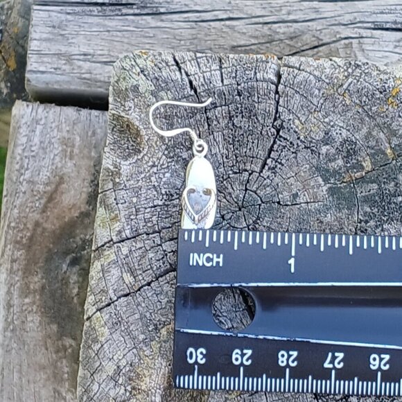 Sterling Silver 925 Flip Flop Hook Earrings - Picture 6 of 6